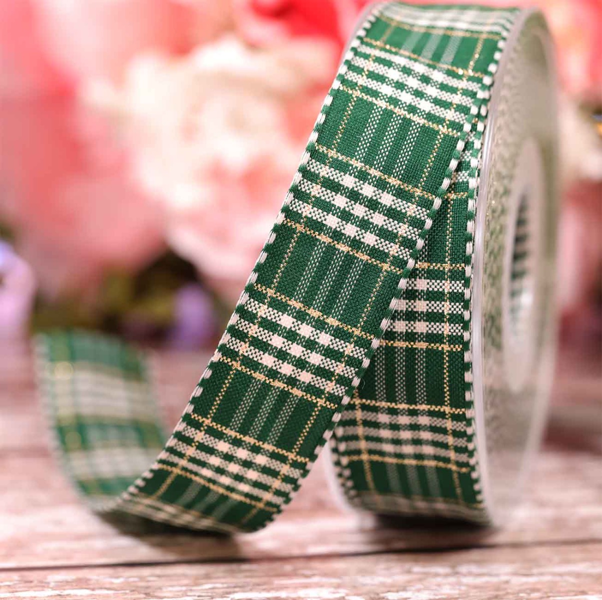 25mm_green_rustic_plaid_ribbon