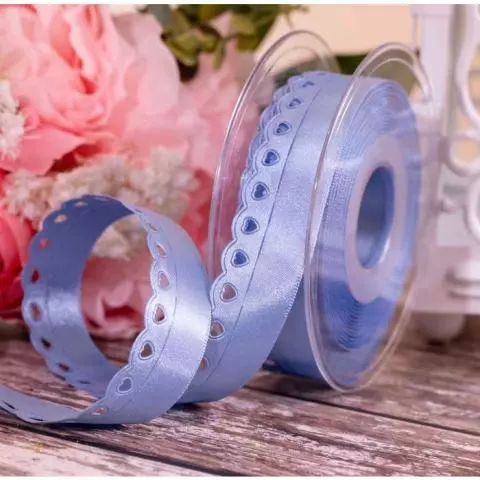 Light blue lace ribbon sales