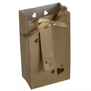 Wedding Favour Bag In Gold x 5
