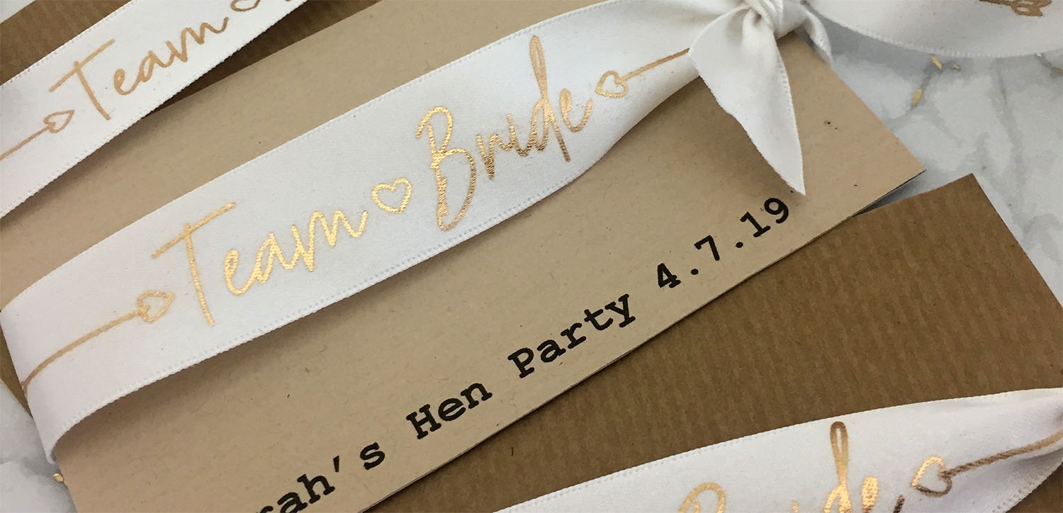 Bride & Hen Night Ribbons