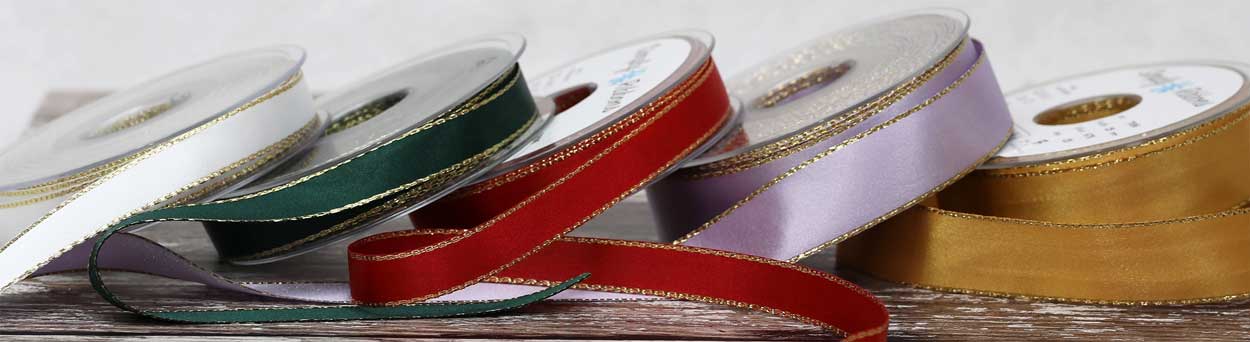 Metallic Edged Ribbons