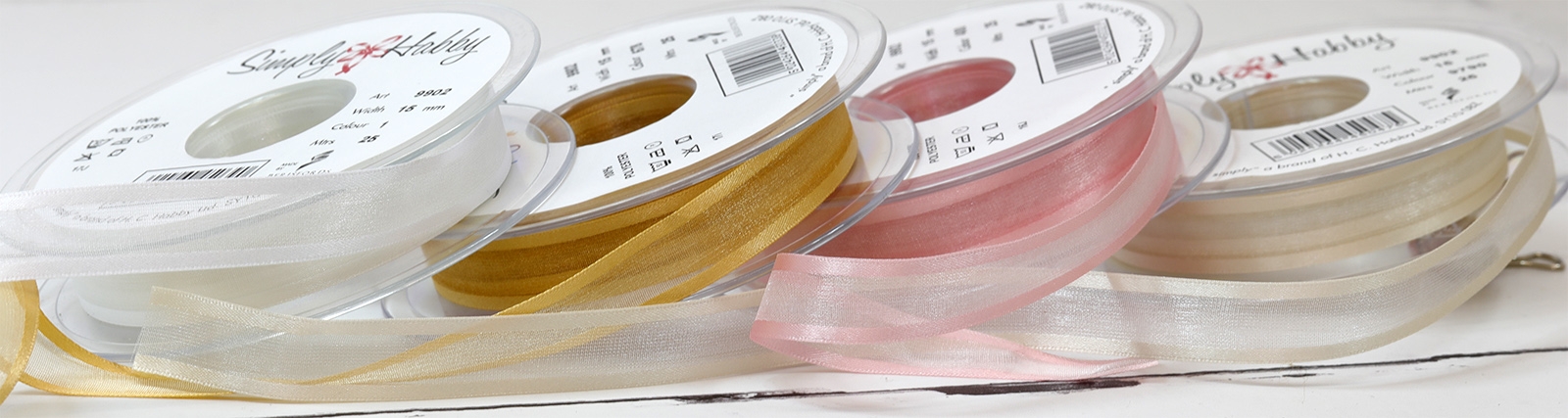 Satin Edged Sheer Ribbons