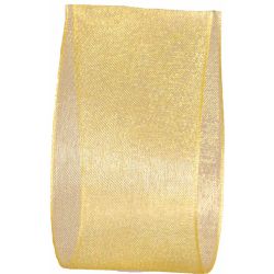 Lemon Sheer Ribbon In A 38mm Width