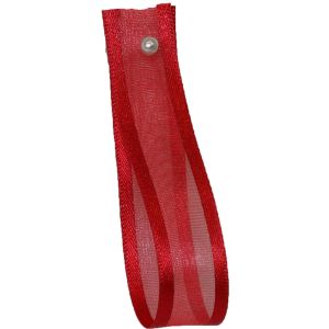 Sheer Elegance Ribbon Col: Red15mm x 25m Article 9902