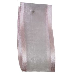 Sheer Elegance Ribbon Col: Pink 25mm x 25m Article 9902