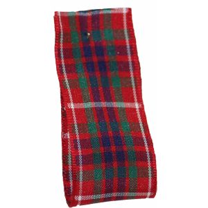 Fraser Tartan Ribbon By Berisfords Ribbons - available in varying widths from 7mm to 70mm