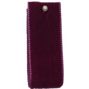 Velvet Ribbon By Berisfords Col: Fuchsia 9709 - available in 9mm - 50mm widths