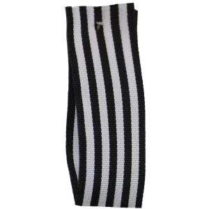 25mm x 25m Stripe Ribbon By Berisfords Ribbons Col:Black