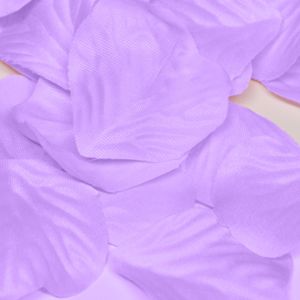 Box Of 164 Lavender Fabric Rose Petals