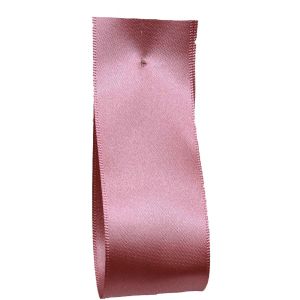 Shindo Double Satin Ribbon Ideal For Wedding Car Decoration -Dusky Rose (Col: 020) - 38mm - 50mm widths