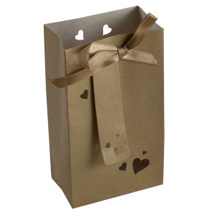 Wedding Favour Bag In Gold x 5