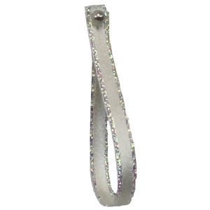 Ivory Ribbon With Iridescent Edging 5mm x 20m