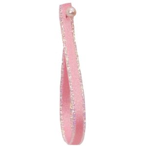 Pink Ribbon With Iridescent Edging 5mm x 20m