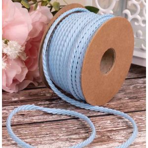 5mm x 20m Blue Twisted Cord By Berisfords Ribbons