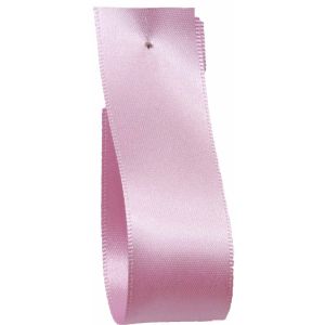 Double Satin Wedding Car Ribbon Lt Pink 38mm & 50mm widths
