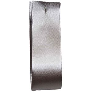 Double Satin Ribbon Ideal For Wedding Car Decoration - Silver - 38mm & 50mm widths