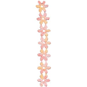 12mm Multicoloured Flat Daisy Lace By The Metre
