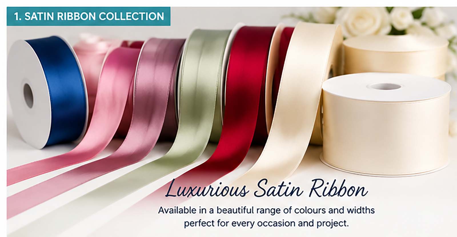 Satin ribbon collection